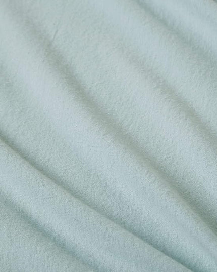 Comfort Spaces Cotton Flannel Breathable Warm Deep Pocket Sheets with Pillow Case Bedding, Queen, Aqua Solid 4 Piece - LeafyLoom