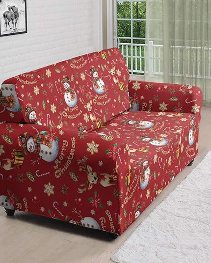 FKELYI Christmas Ornaments Sofa Slipcover Stretch Sofa Couch Cover for Indoor Non-Slip Furniture Protector Washable Sofa Slipcovers L FKELYI