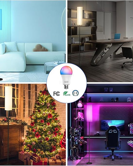 Frideko 2 Pack Smart RGB LED Floor Lamp with App and Remote Control, 16 Million Colors Modern Standing lamp, Stepless Dimmable Corner Floor Light with Timer Setting, Tall Floor Lamps for Living Room - LeafyLoom