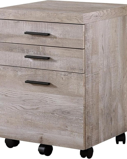 Monarch Specialties I FILING CABINET, TAUPE - LeafyLoom