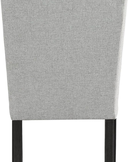 Signature Design by Ashley Jeanette Traditional Tufted Upholstered Wingback Dining Chair, 2 Count, Light Gray - LeafyLoom