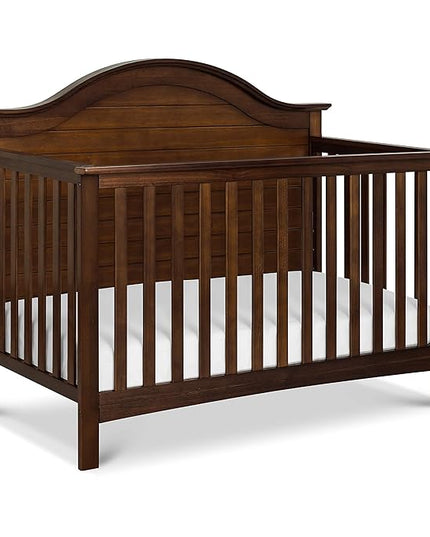 Carter's by DaVinci Nolan 4-in-1 Convertible Crib in Espresso, Greenguard Gold Certified, 57.5x30.8x47 Inch (Pack of 1) - LeafyLoom