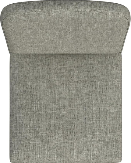 HomePop Classic Parsons Dining Chairs, Gray Woven (Single Pack) - LeafyLoom