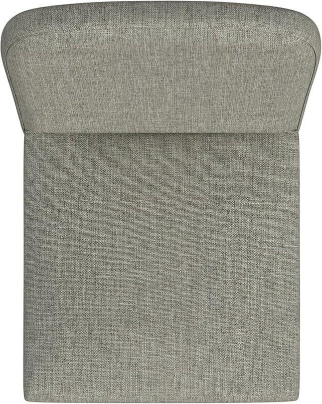 HomePop Classic Parsons Dining Chairs, Gray Woven (Single Pack) - LeafyLoom