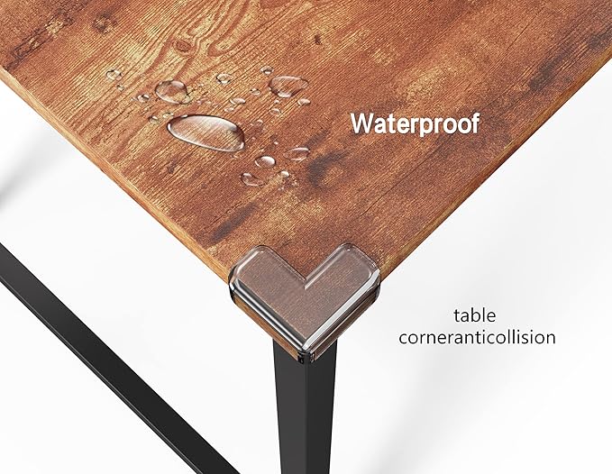 HOMIDEC Office Desk, Computer Desk with Drawers 55" Study Writing Desks for Home with Storage Shelves, Desks & Workstations for Home Office Bedroom - LeafyLoom