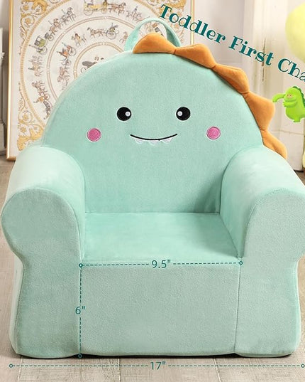 Cuddly Toddler First Chair, Premium Character Chair, Dinosaur, 18 month up to 3 Years - LeafyLoom