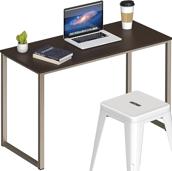 SHW Home Office 32-Inch Computer Desk, Espresso - LeafyLoom