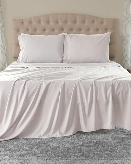 Northwest Ashford Bedding Set, Full, Optical White - LeafyLoom