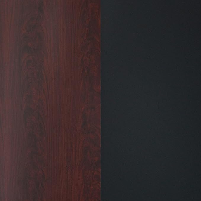 Flash Furniture Glenbrook 24'' Square Table Top with Black or Mahogany Reversible Laminate Top - LeafyLoom