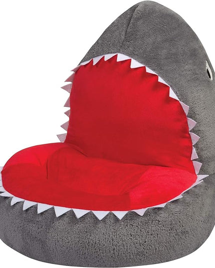Trend Lab Shark Toddler Chair Plush Character Kids Chair Comfy Furniture Pillow Chair for Boys and Girls, 21 x 19 x 19 inches - LeafyLoom