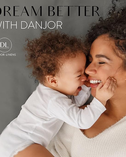 Danjor Linens Twin Sheets Set - Hotel Luxury Essential Bedding - 4 pc Soft Bedding & Pillowcases Set with Deep Pockets - Breathable Bed Sheets, Wrinkle Free - Grey Sheets - LeafyLoom