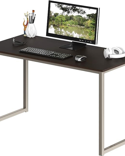 SHW Home Office 40-Inch Computer Desk, Espresso - LeafyLoom