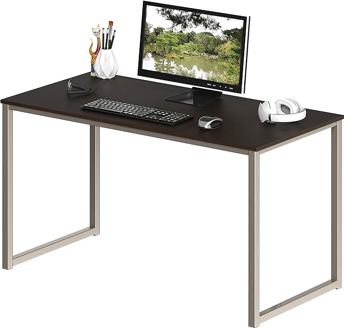 SHW Home Office 40-Inch Computer Desk, Espresso - LeafyLoom
