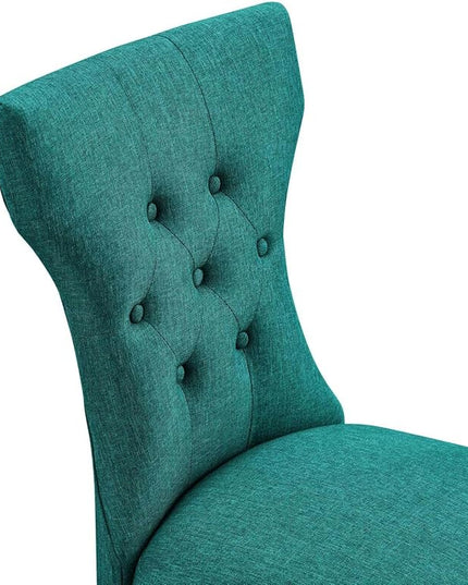 Modway Silhouette Chair, Teal 24.5 x 18 x 36 - LeafyLoom