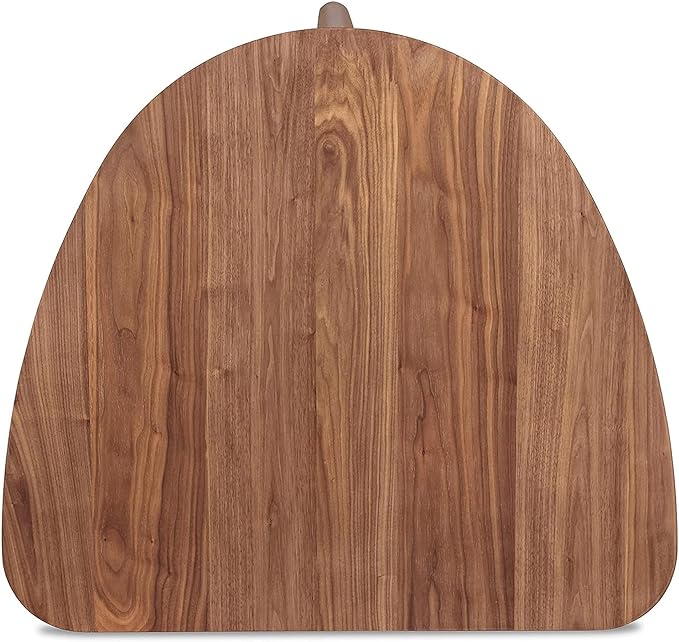 New Classic Furniture Oscar Corner Table, Walnut - LeafyLoom