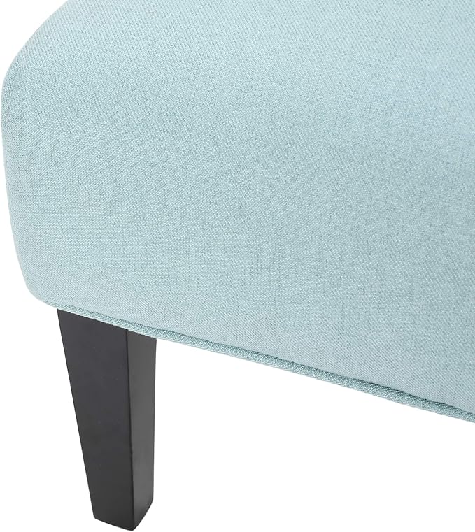 Christopher Knight Home Kassi Fabric Accent Chair, Light Blue - LeafyLoom