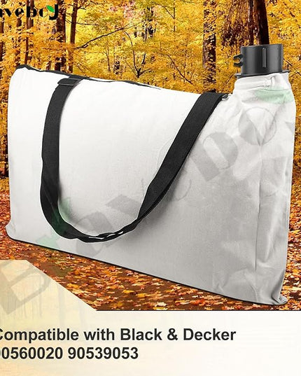 BV-005 610004-01 Shoulder Bag - by Braveboy, Compatible with Black & Decker 614000401 BV2500 BV4000 Leaf Blower - Replacement BV-005 Collection Bag (1) - LeafyLoom