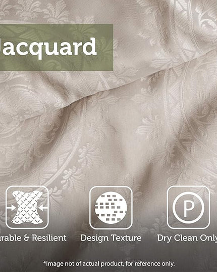 Madison Park Essentials Brystol 24 Piece Room in a Bag Faux Silk Comforter Jacquard Paisley Design Matching Curtains Down Alternative Hypoallergenic All Season Bedding-Set, King(104"x92"), Brown - LeafyLoom