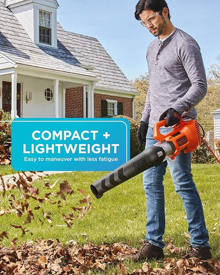 BLACK + DECKER Electric Axial Leaf Blower (BEBL750 - LeafyLoom