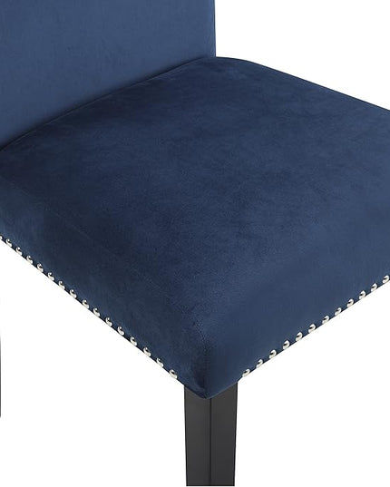 NicBex Haerin-SD-00164-LWJ Dining Chairs, 19"x22.6"x38.3", Blue - LeafyLoom