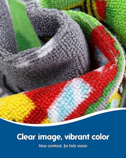 79"X40" Kids Rug Play mat for Toy Cars,Colorful and Fun Play Rugs with Roads for Bedroom and Kid Rooms, Car Rug to Have Hours of Fun on，Area Rug Mat with Non-Slip and No Chemical Smell Backing - LeafyLoom