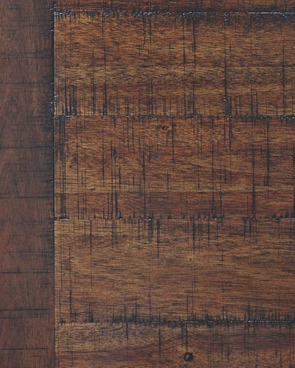 Signature Design by Ashley Baldridge Rustic Home Office Desk, Distressed Brown - LeafyLoom