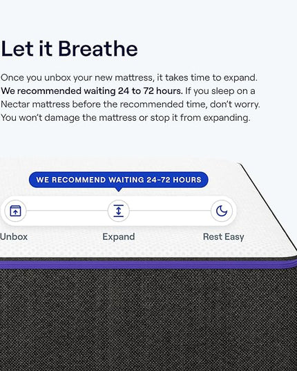 Nectar Premier Full Mattress 13" - Medium Firm Gel Memory Foam Mattress - 5 Layers of Comfort - Dual Action Cooling Tech - 365-Night Trial - Forever Warranty,White - LeafyLoom