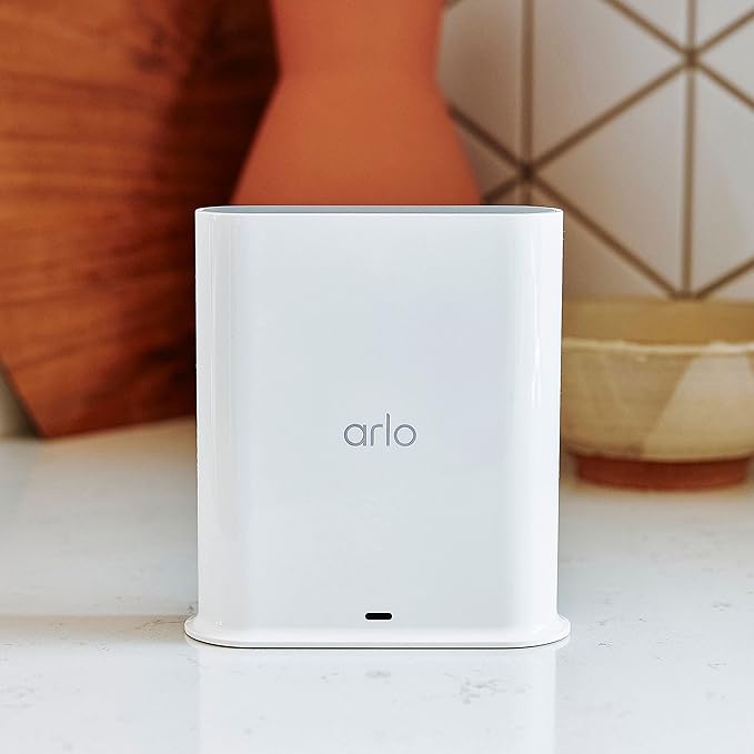 Arlo Pro SmartHub - Arlo Certified Accessory - Connects Arlo Cameras to Wi-Fi, Works with Arlo Ultra 2, Ultra, Pro 5S 2K, Pro 4, Floodlight, Essential (Gen 1) & Video Doorbell Cameras - VMB4540 Arlo