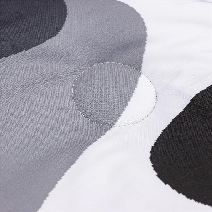 Meeting Story Camouflage Bedding Set, Colorful Pattern Style Comforter Set, 3 PCS One Comforter Two Pillowcases in One Bag, All Season Bedspread for Teens Adults (Grey,Full - LeafyLoom