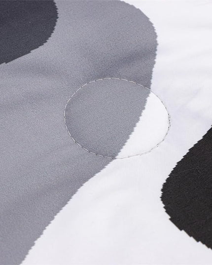 Meeting Story Camouflage Bedding Set, Colorful Pattern Style Comforter Set, 5 PCS One Comforter Two Pillowcases Two Sheets in One Bag, All Season Bedspread for Teens Adults (Grey,Queen5pcs - LeafyLoom