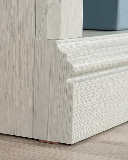 Sauder Miscellaneous Storage 5-Shelf Display Bookcase, Glacier Oak Finish - LeafyLoom