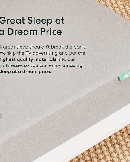 Siena 8” Twin XL Gel Memory Foam Mattress - Medium Firm - 180 Night Trial - Premium Pressure-Relieving Layers - 10 Year Manufacturer Warranty - CertiPUR-US® Certified - LeafyLoom