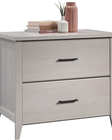 Sauder Summit Station 2-Drawer Lateral File Cabinet, L: 33.86" x W: 20.87" x H: 29.02", Glacier Oak - LeafyLoom
