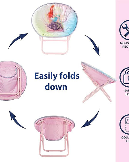 Idea Nuova Little Mermaid Saucer Chair - LeafyLoom