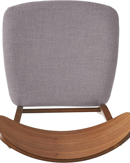 Christopher Knight Home Lucious 60" Rectangular Dining Set, 5-Pcs Set, Natural Walnut / Dark Grey - LeafyLoom