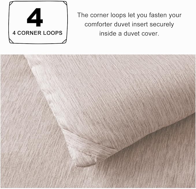 CozyLux King Size Comforter Set - 3 Pieces Warm Taupe Soft Luxury Cationic Dyeing Tan Bedding Comforter for All Season, Breathable Lightweight Fluffy Boho Bed Sets with 1 Comforter and 2 Pillow Shams - LeafyLoom