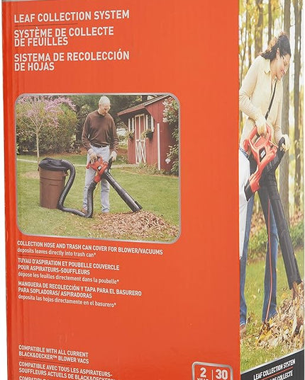 BLACK+DECKER BLACK+ DECKER Leaf Blower Hose Attachment for Corded Leaf Blowers, Attachment Only, 8ft (BV-006) - LeafyLoom