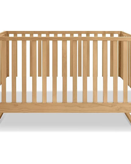 Davinci Hunter 3-in-1 Convertible Crib, Honey, Easy Assemble, Greenguard Gold Certified - LeafyLoom