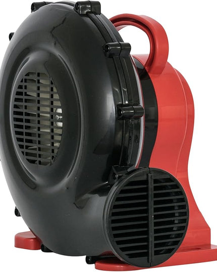 XPOWER BR-15 ¼ HP Indoor/Outdoor Inflatable Blower Fan for Holiday/Yard Decorations, Bounce Houses, Movie Screens,Black/Red - LeafyLoom