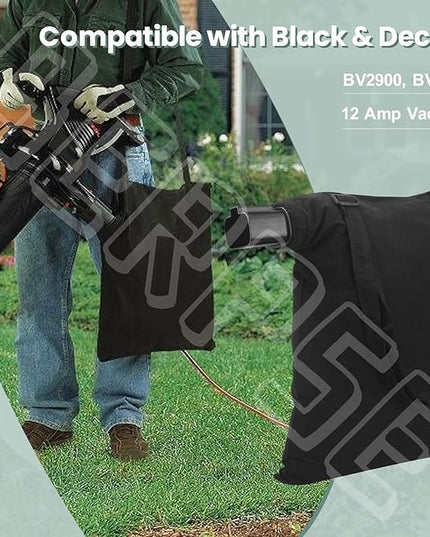 5140125-95 Leaf Blower Vacuum Shoulder Bag Replaces 5140117-99, for Black & Decker 3-in-1 Electric Leaf Blower, Fits Model BV2900 BV3100 - LeafyLoom
