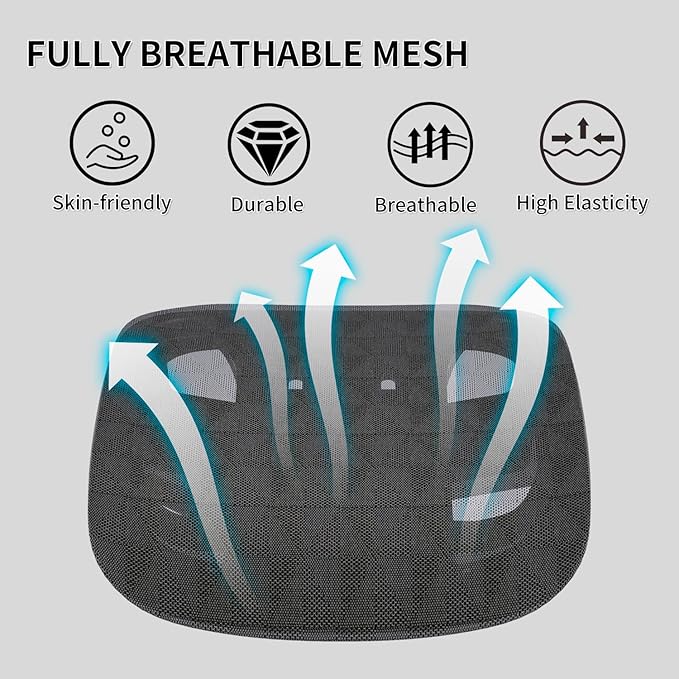 Ergonomic Office Chair with 3D Armrest, Big and Tall Computer Desk Chair with Adjustable Headrest, Seat Depth, Lumbar Support, Home Office Gaming Chair - LeafyLoom