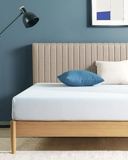 Zinus 8 Inch Green Tea Cooling Memory Foam Mattress [New Version], Full, Fiberglass Free, Medium Firmness, Cooling Gel Foam, Certified Safe Foams & Fabric, Mattress in A Box - LeafyLoom