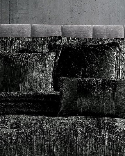 Riverbrook Home Turin Comforter Set, Queen, Black, 7-Piece Set - LeafyLoom