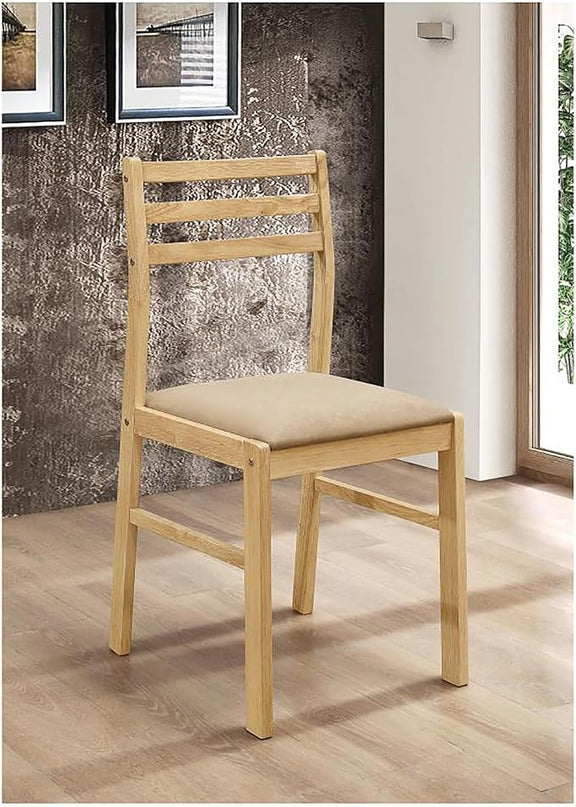 NicBex Small Dining Table for 2 Breakfast Nook Table Set Modern 3-Piece Dining Set with Drop Leaf for Breakfast Nook, Living Room, Small Space, Easy Assembly, Natural - LeafyLoom