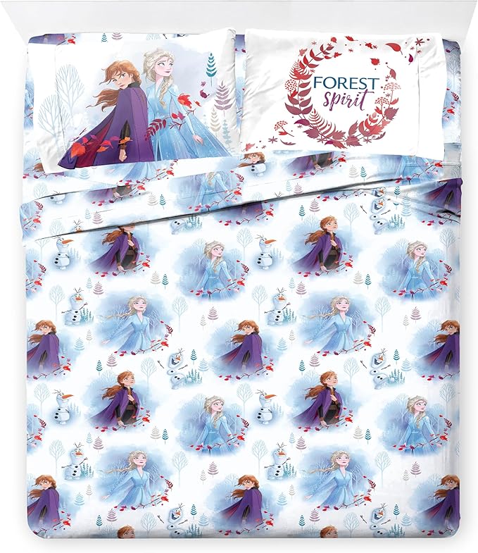 Jay Franco Frozen 2 Forest Spirit Bed Set, Full - LeafyLoom