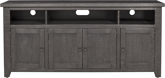 Martin Svensson Home West Mill 65" TV Stand, Grey - LeafyLoom