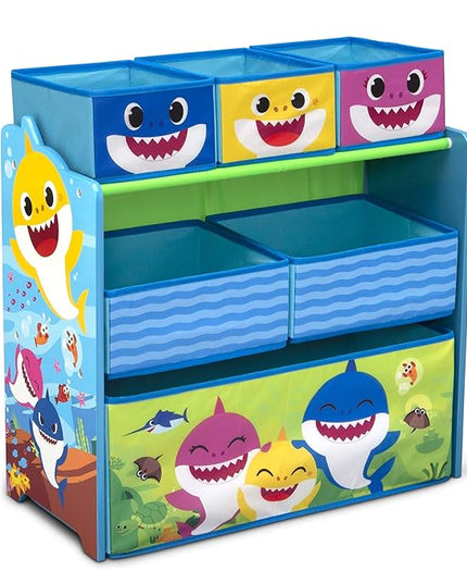 Baby Shark Design & Store 6 Bin Toy Storage Organizer by Delta Children - LeafyLoom
