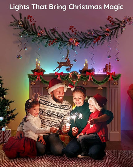 Govee LED Strip Lights RGBIC, 16.4ft Bluetooth Color Changing LED Lights with Segmented App Control, Smart LED Strip Color Picking, Music Sync LED Lights for Bedroom, Living Room, Party Govee