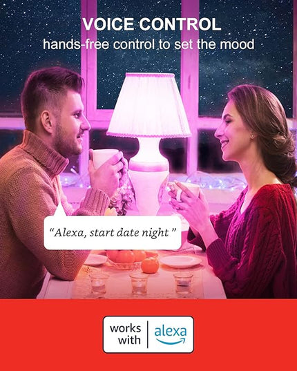 Sengled Alexa Light Bulbs, 75W Equivalent, S1 Auto Pairing with Alexa Devices, Smart Light Bulb that Work with Alexa, Bluetooth Mesh Smart Home Lighting, ‎Multicolor Dimmable, No Hub Required,4-Pack Sengled