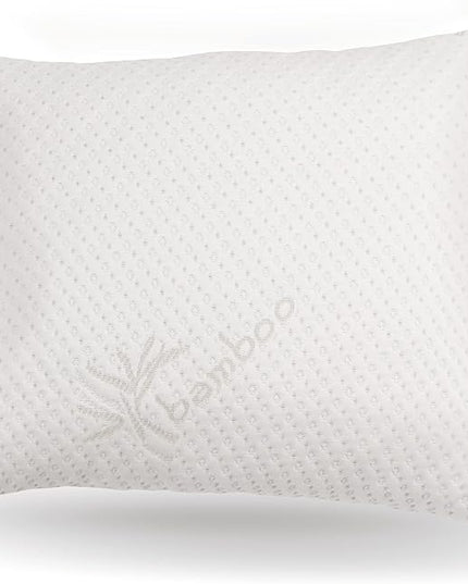 Snuggle-Pedic Toddler Pillow for Travel & Camping - USA Made Shredded Memory Foam Pillows w/Cooling Cover - GreenGuard Gold Certified Kids Pillow - LeafyLoom